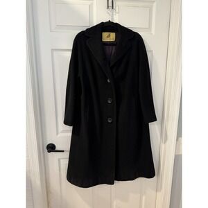Rothmoor Vintage Wool Swing Coat 50's‎ Classic Black